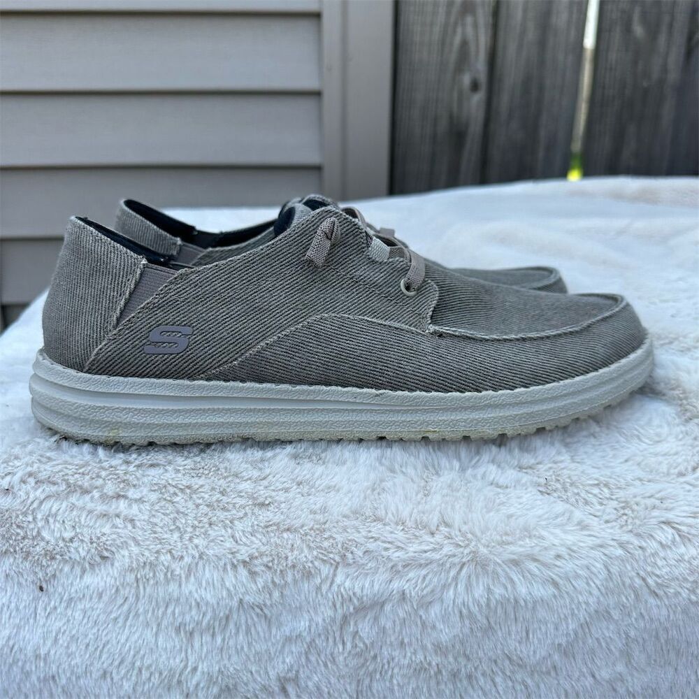 Skechers Men's Melson Volgo Brown Slip-On Casual Shoes Size 8.5 US